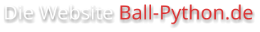 Die Website Ball-Python.de